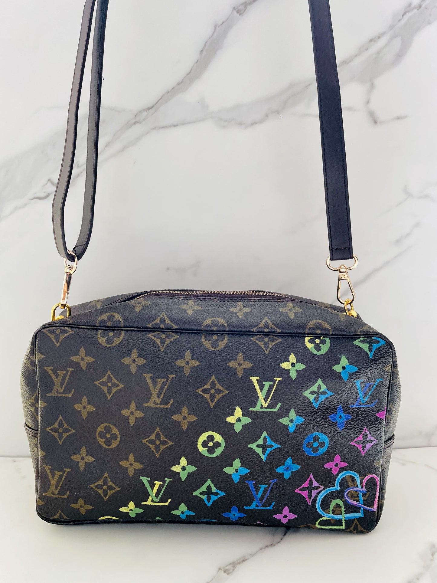 Louis Vuitton Monogram painted crossbody