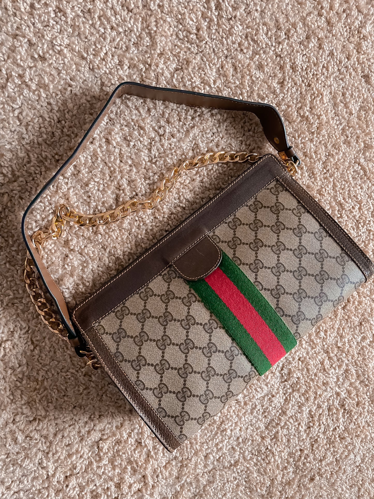GUCCI Guccissima Ophidia Clutch Bag