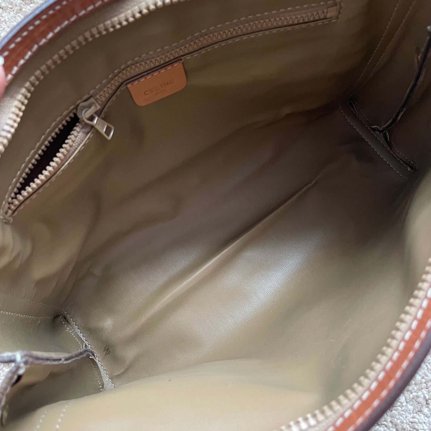 CELINE Macadam clutch crossbody