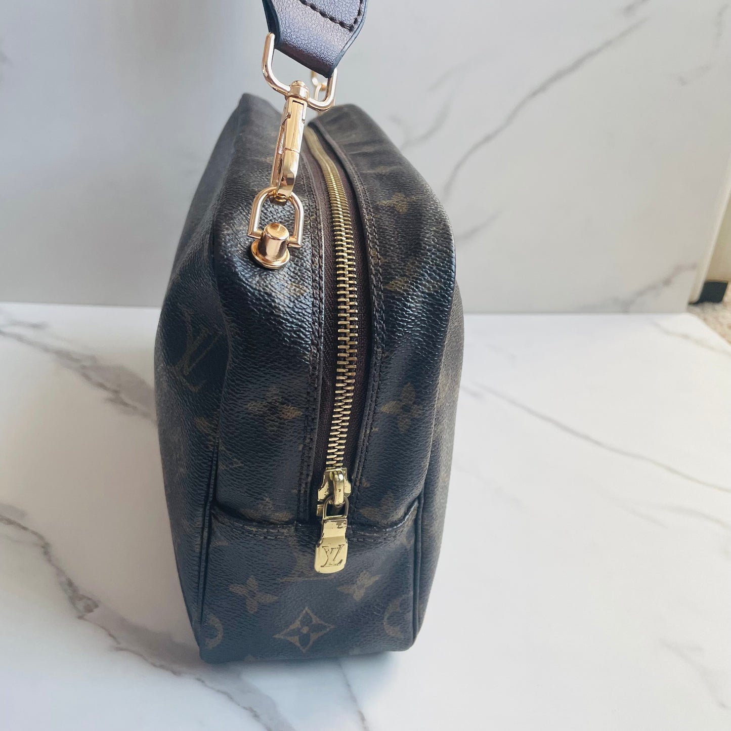 Authentic Louis Vuitton Monogram painted crossbody