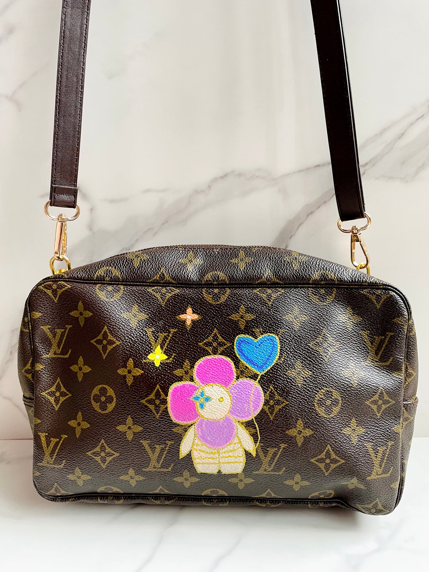 Louis Vuitton Monogram painted crossbody