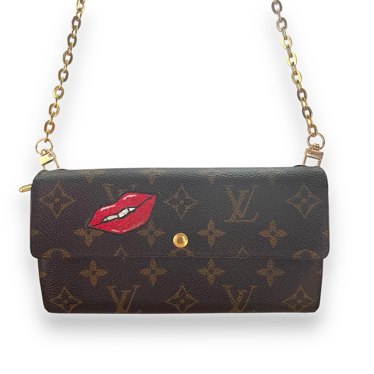 Louis Vuitton Sarah Wallet on Chain