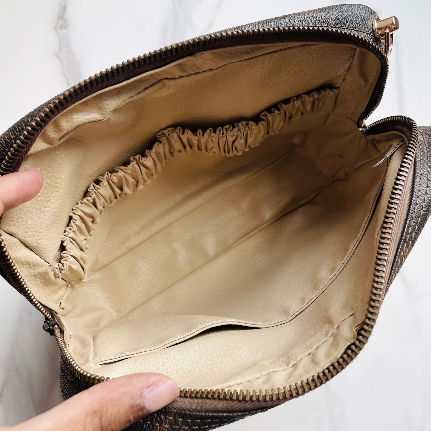 LV Trousseau Clutch as crossbody