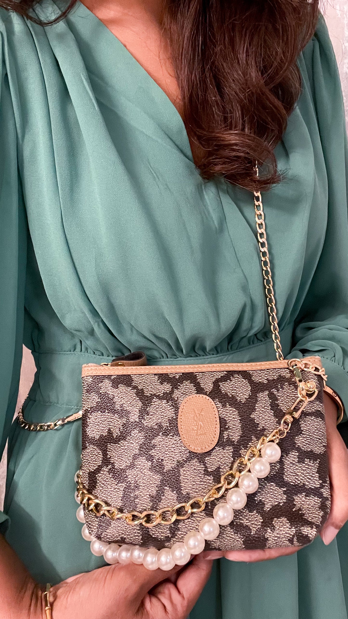 Authentic vintage YSL pouch Crossbody