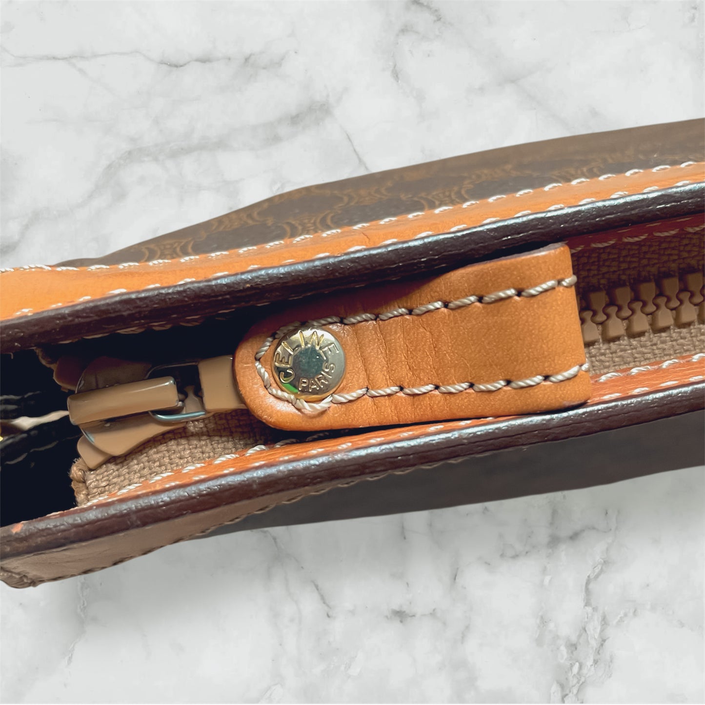 CELINE Macadam clutch crossbody