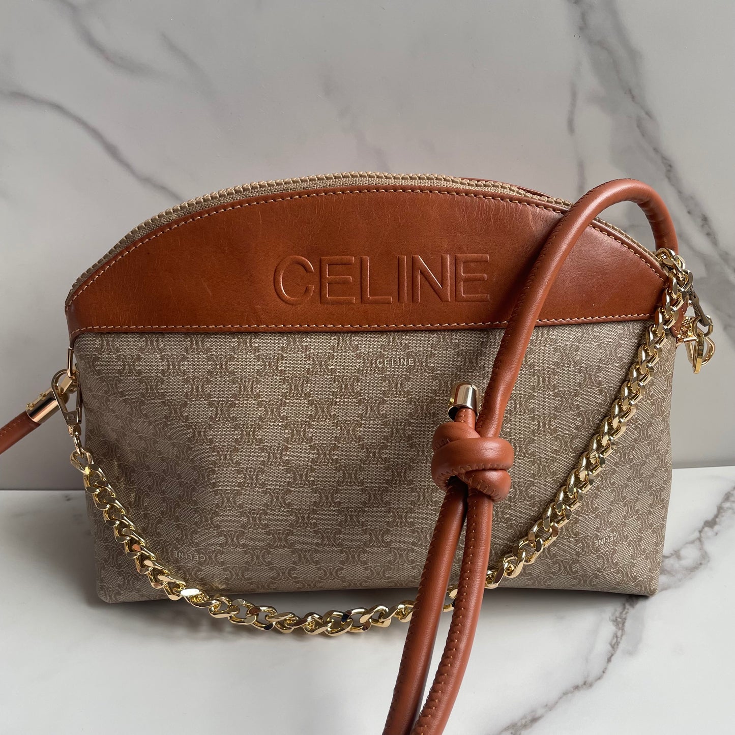 Celine Macadam Clutch with Strap