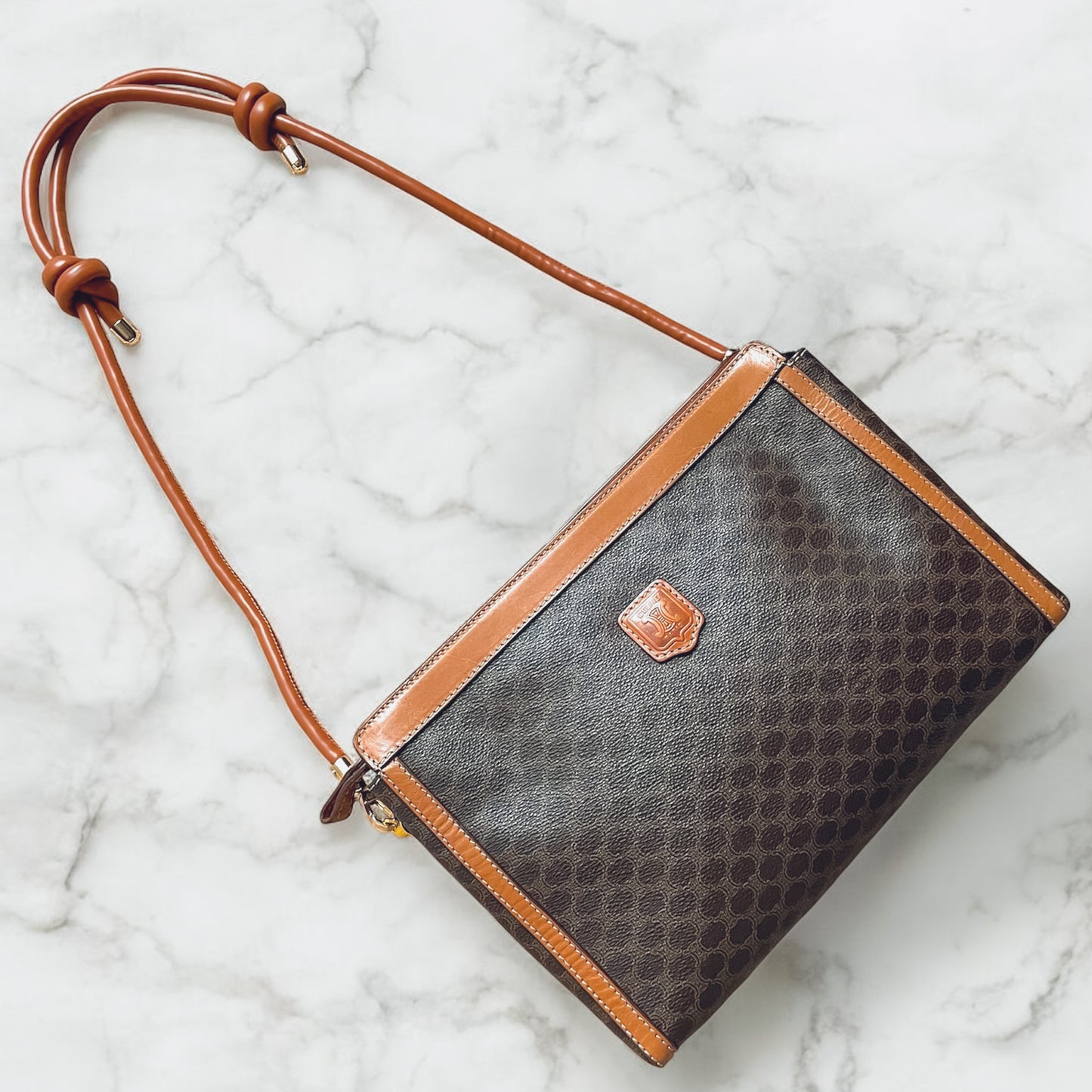 CELINE Macadam clutch crossbody