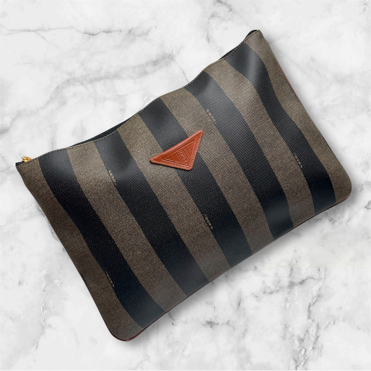 Fendi Pequin Portfolio Clutch