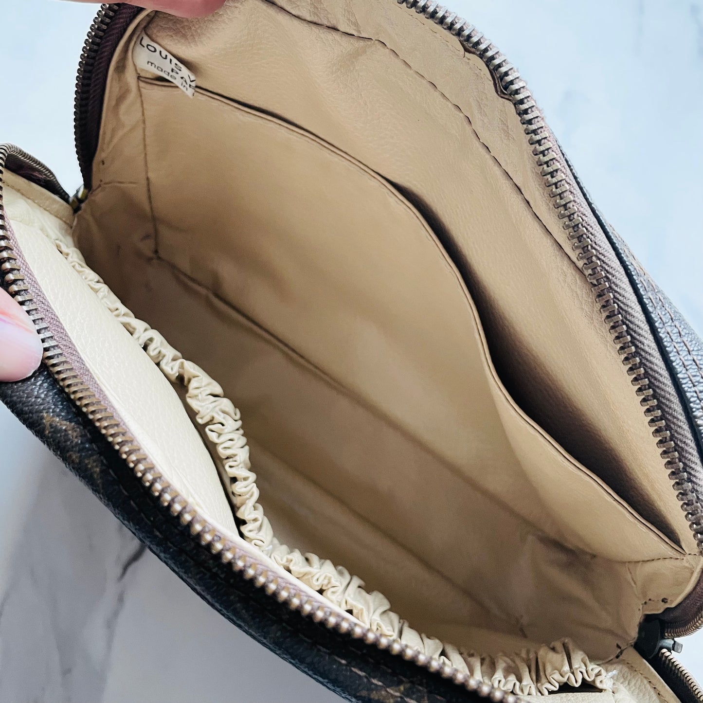 LV Trousseau Clutch as crossbody