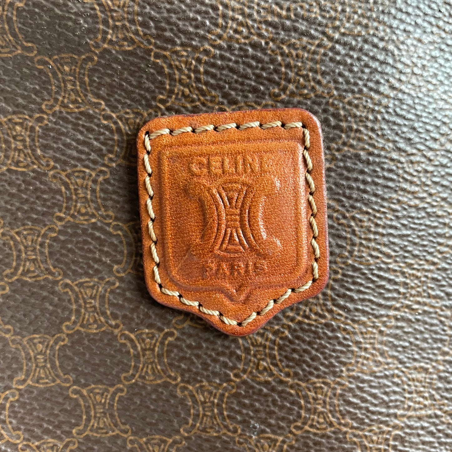 Authentic Celine Macadam clutch as crossbody