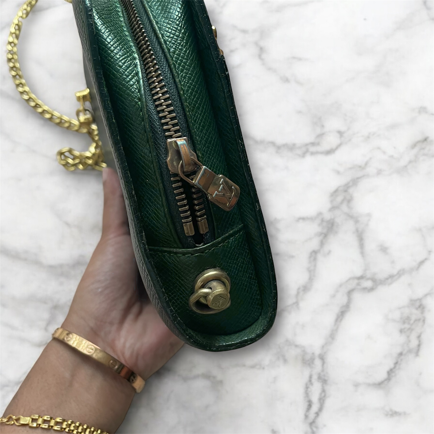 Louis Vuitton Taiga clutch crossbody