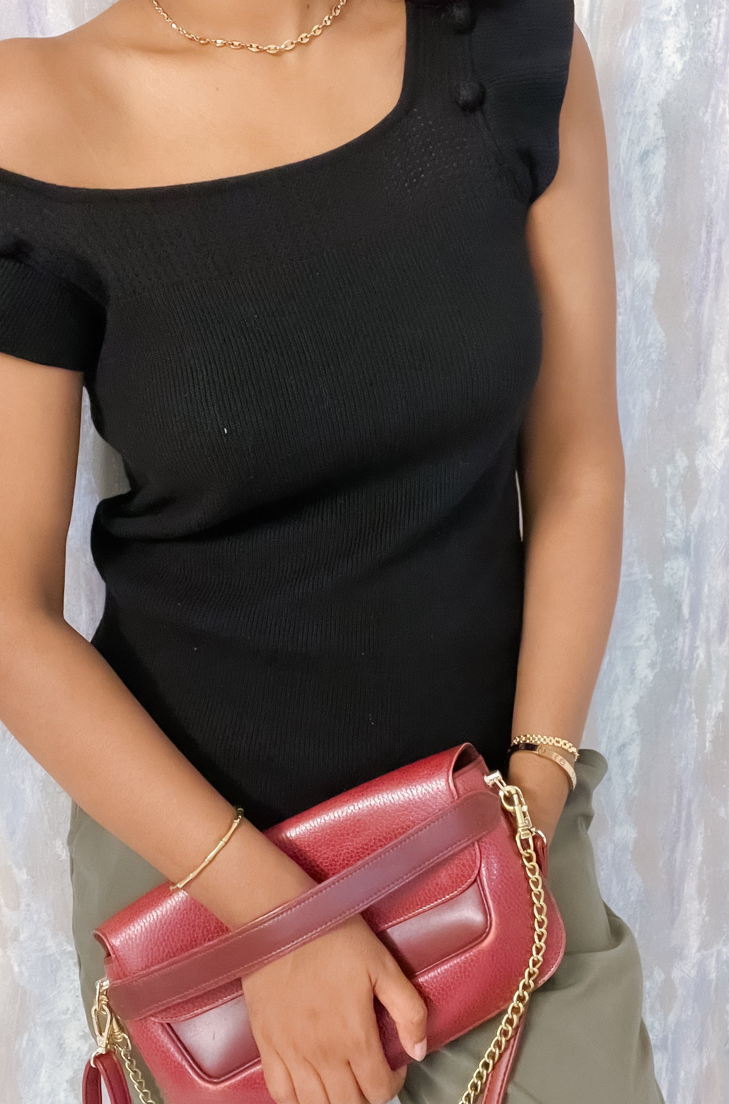 Must De Cartier Clutch on chain