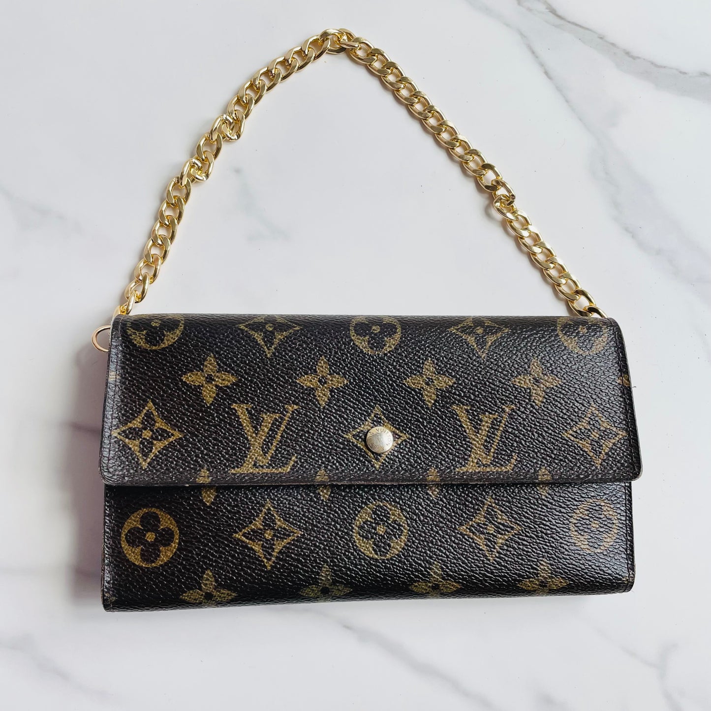 Louis Vuitton International Wallet with strap