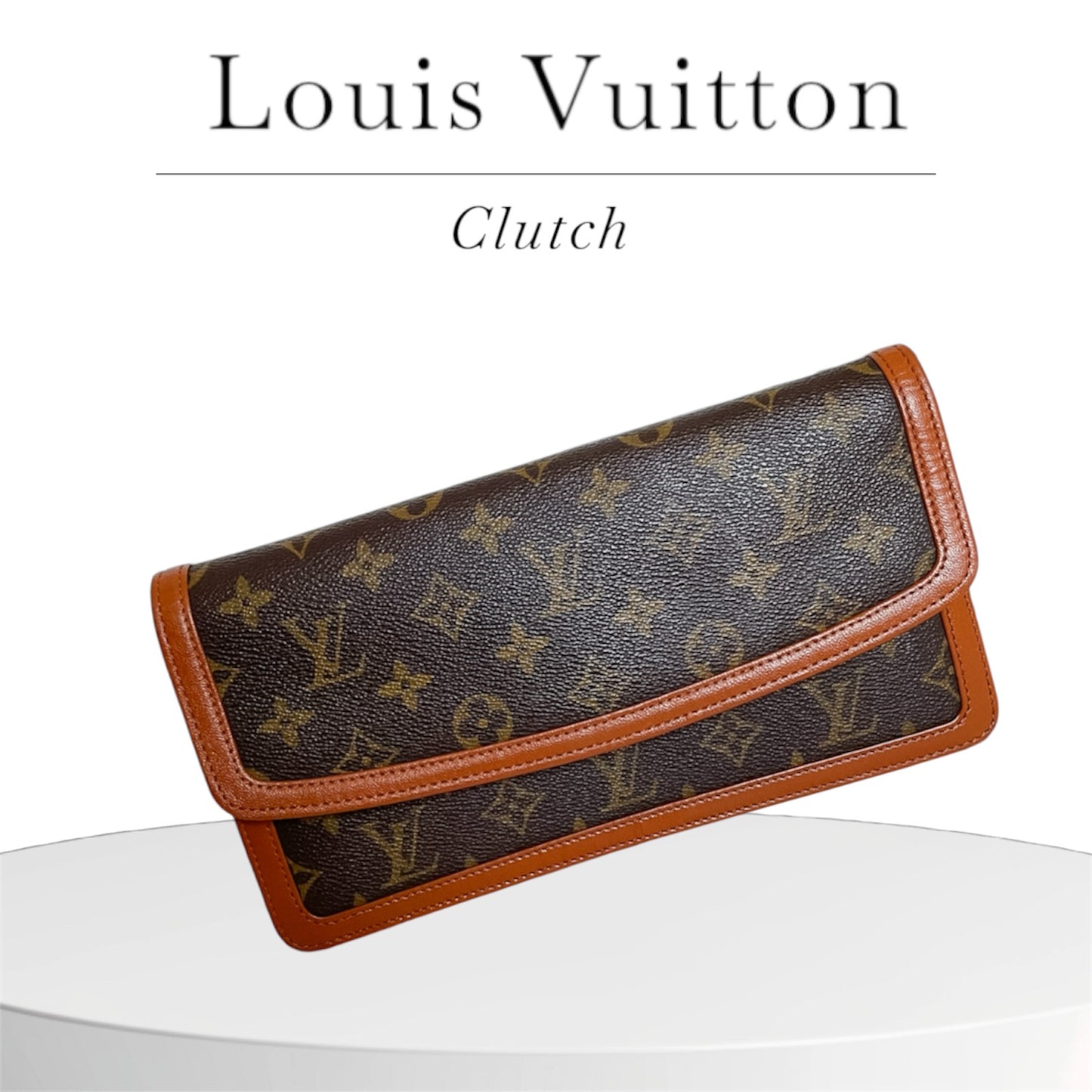Louis Vuitton LV Dame Pochette Monogram clutch