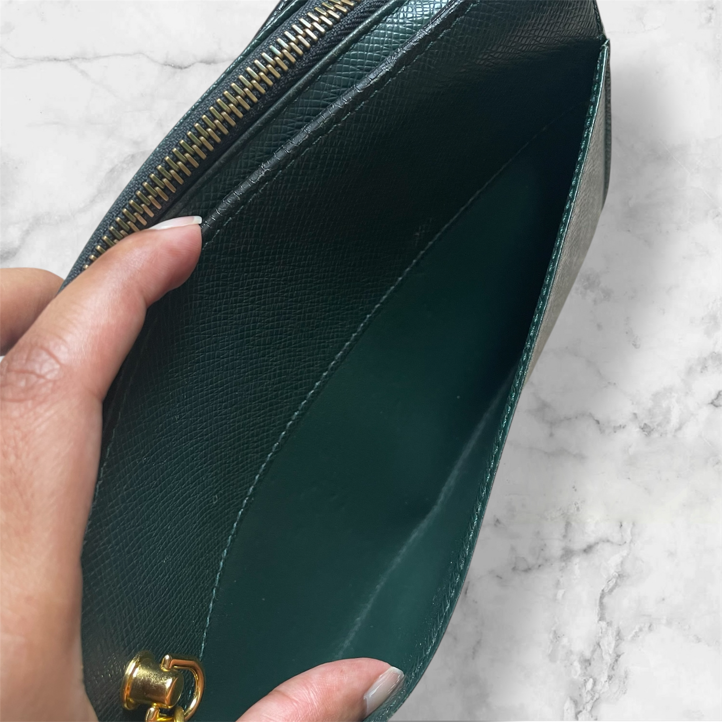 Louis Vuitton Taiga clutch crossbody