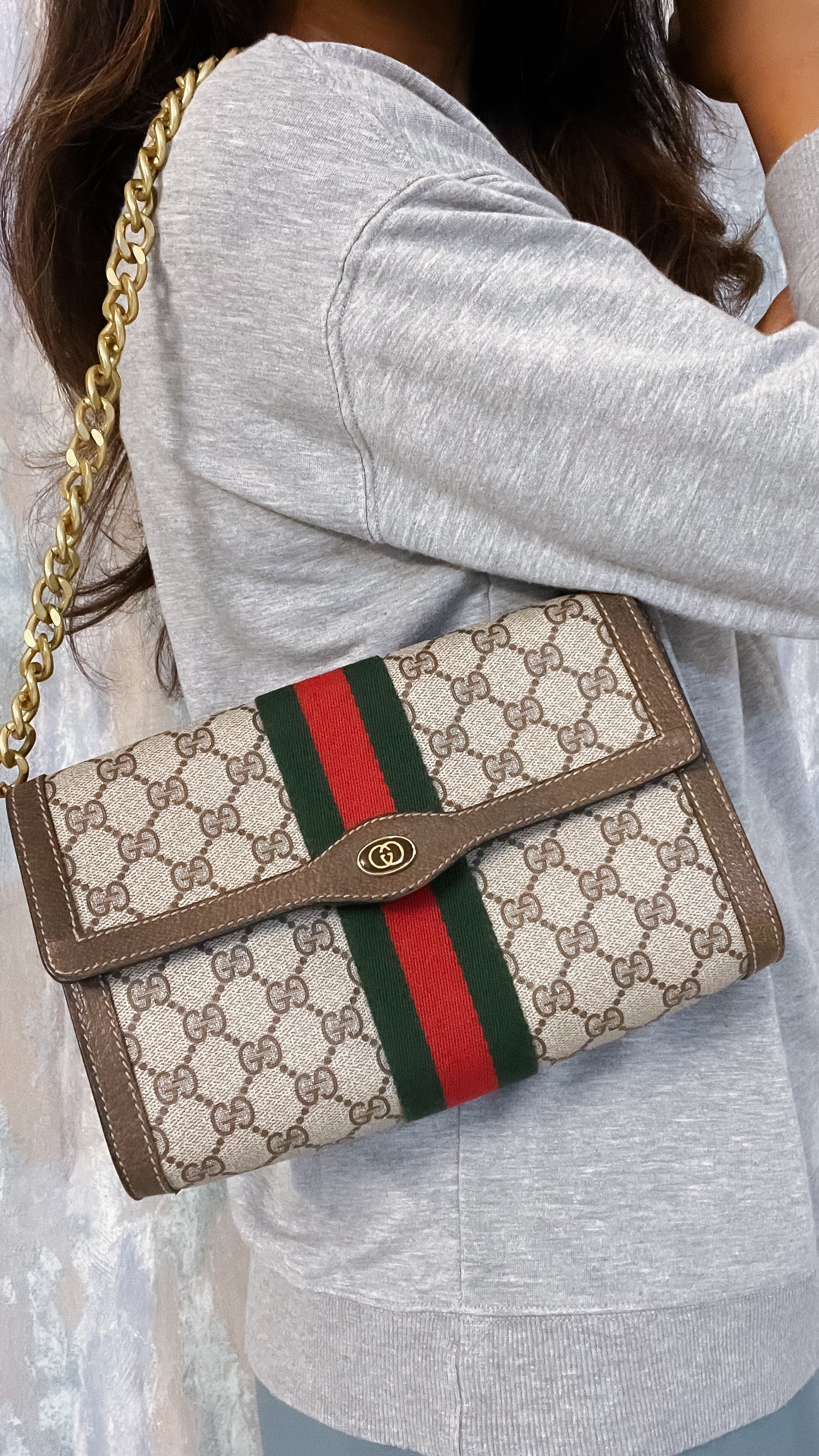Authentic Gucci Ophidia Sherry vintage Crossbody