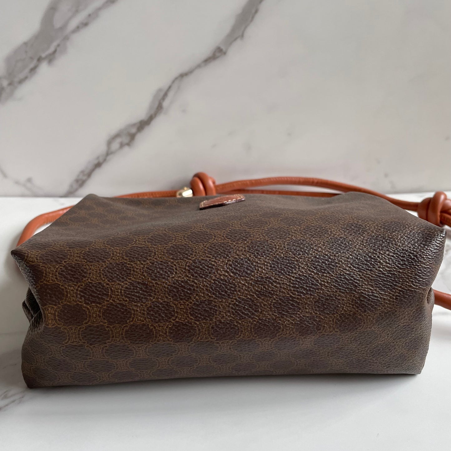 Authentic Celine Macadam clutch as crossbody
