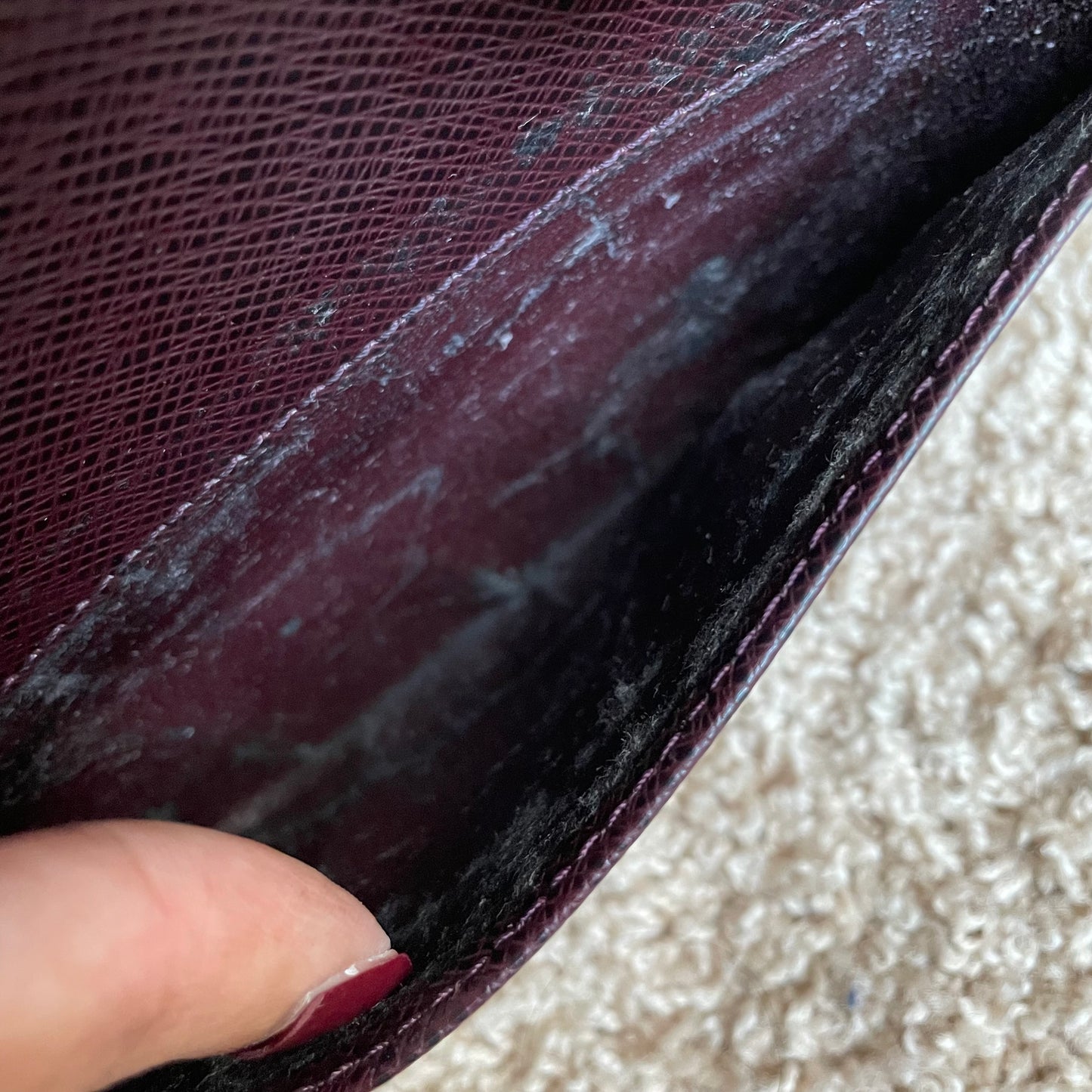 Louis Vuitton Baikal Taiga clutch crossbody