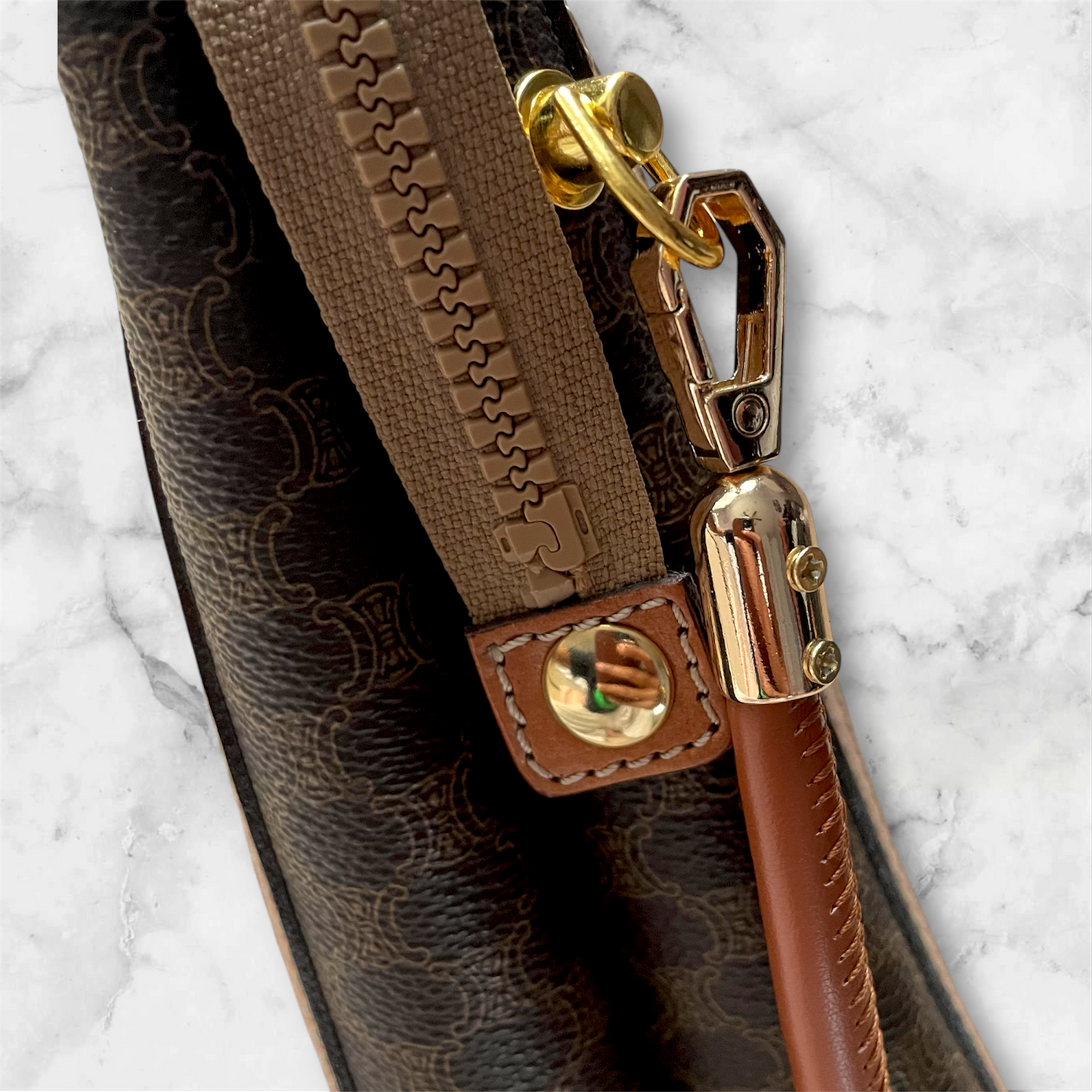 CELINE Macadam clutch crossbody