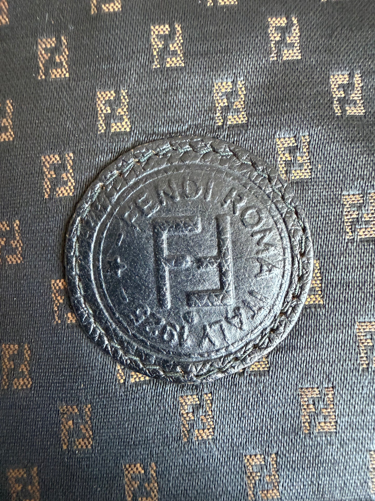 Vintage Fendi FF Zucchino purse as crossbody
