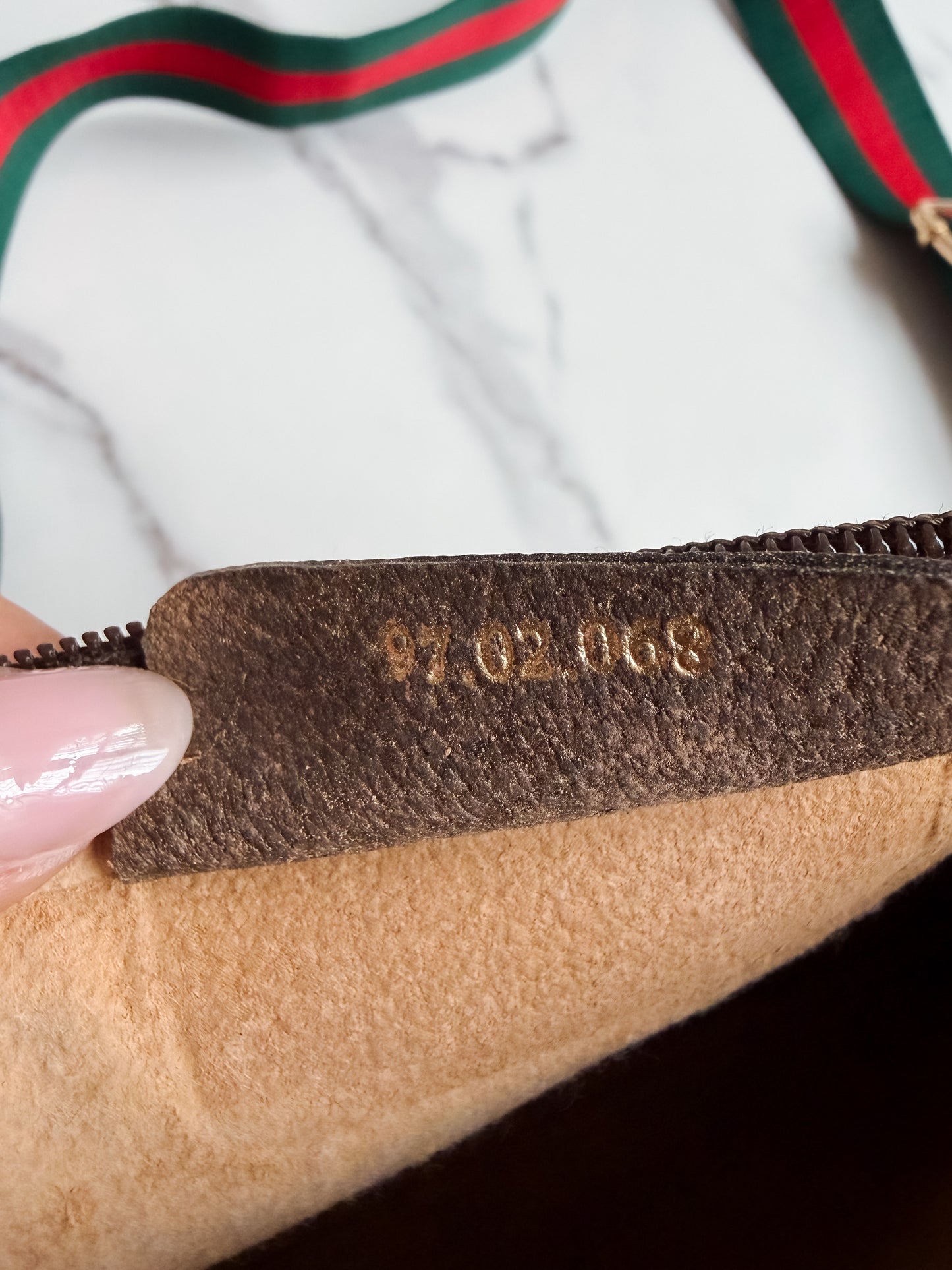 Gucci Guccissima Clutch as crossbody