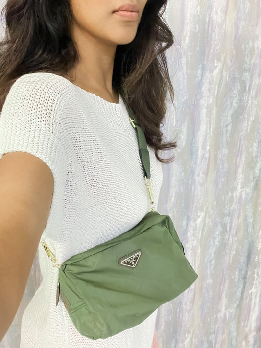 Prada Nylon Pouch Crossbody