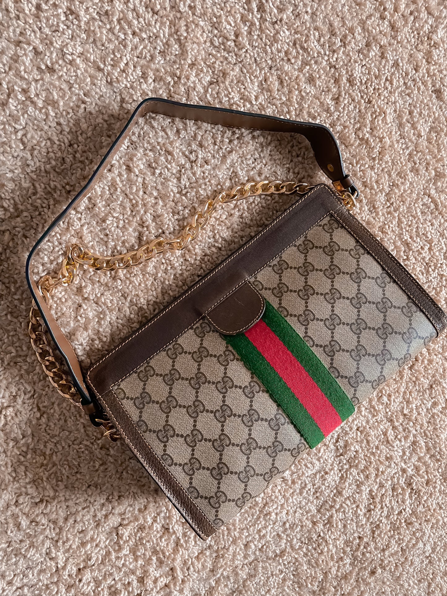 GUCCI Guccissima Ophidia Clutch Bag