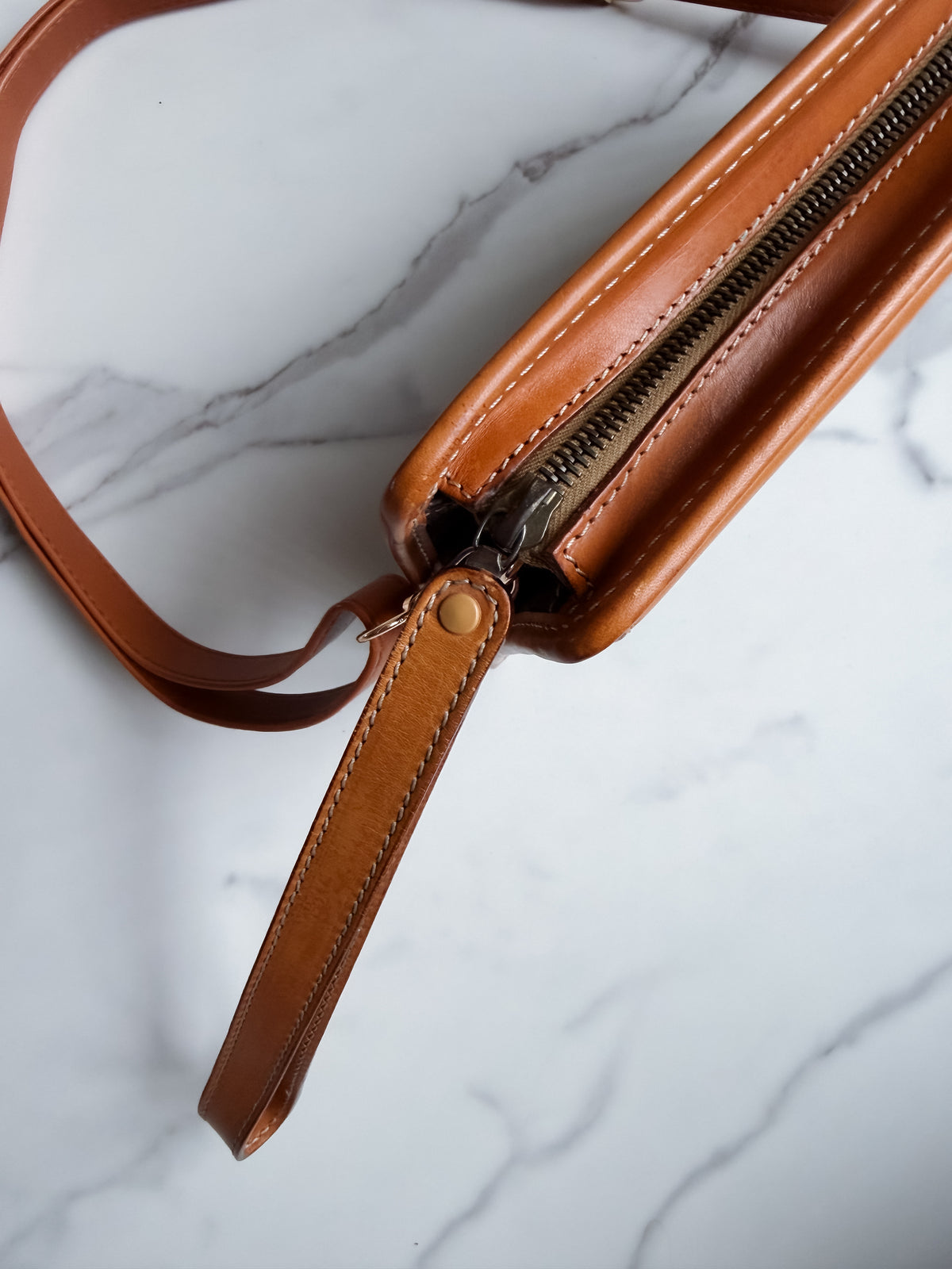 Celine Macadam clutch as crossbody