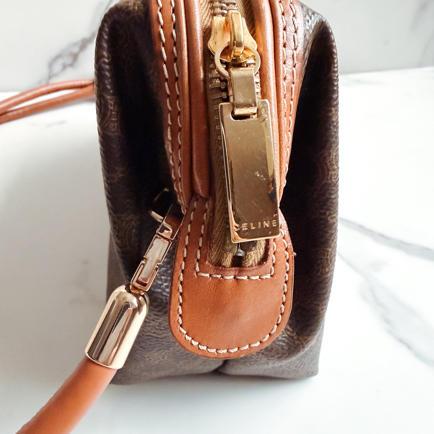 Authentic Celine clutch as crossbody