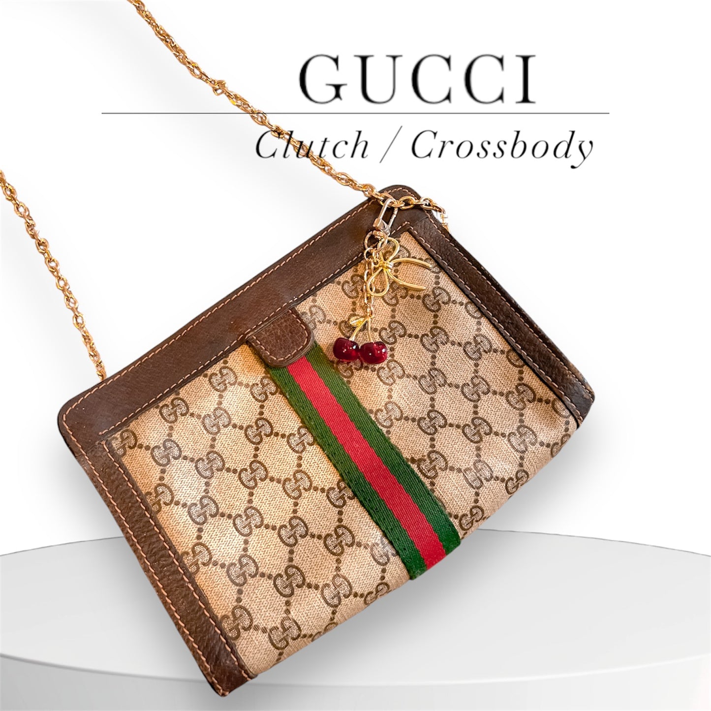 Gucci Guccissima Clutch Crossbody Bag