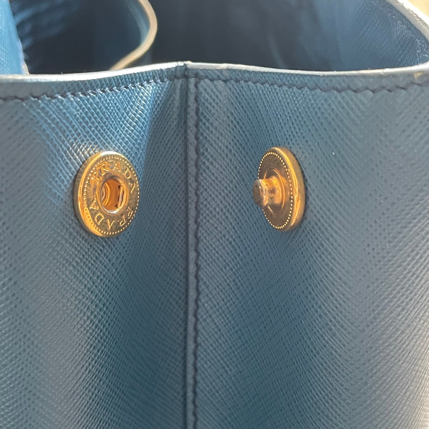 PRADA Saffiano Cobalto Blue large Tote with dustbag