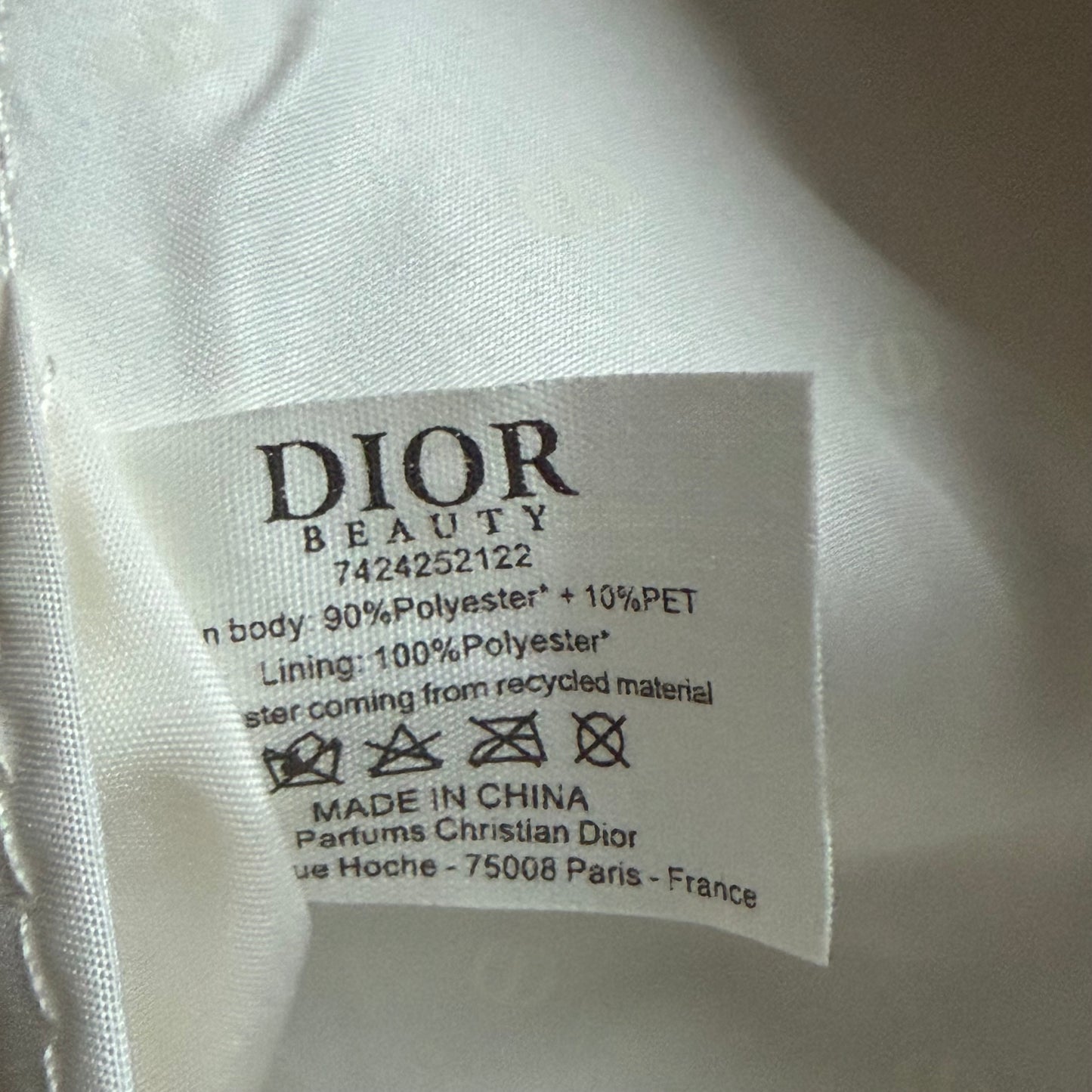 Dior Beaute Reworked Makeup Pouch with strap