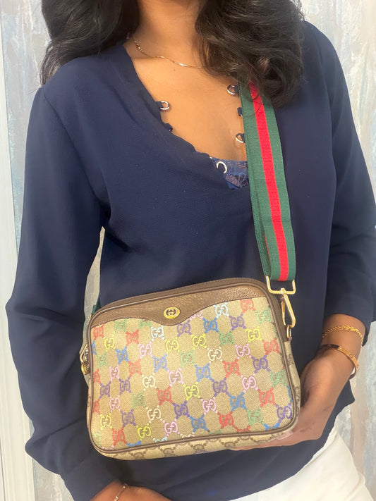 Gucci Guccissima Clutch as crossbody