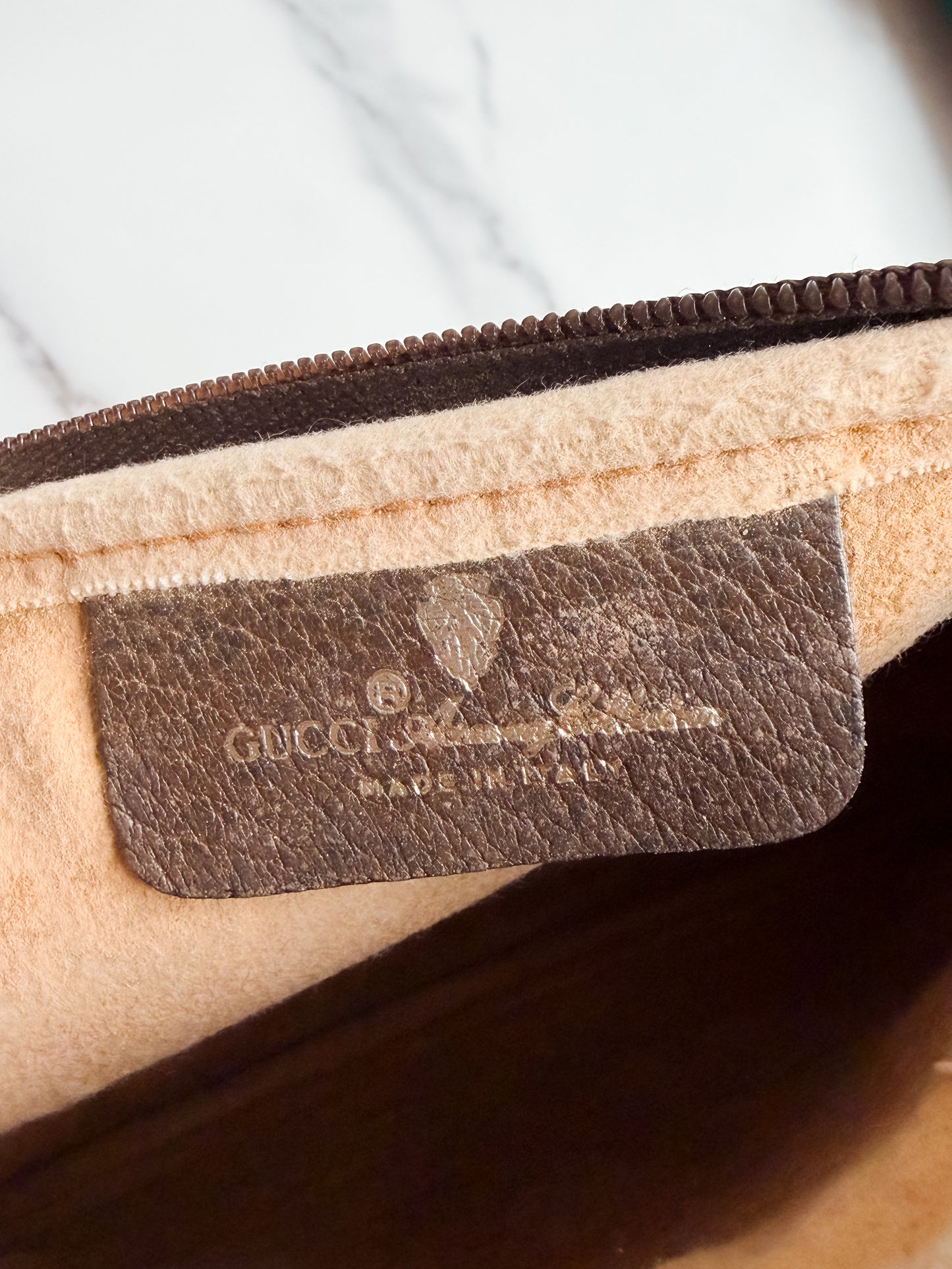 Gucci Guccissima Clutch as crossbody