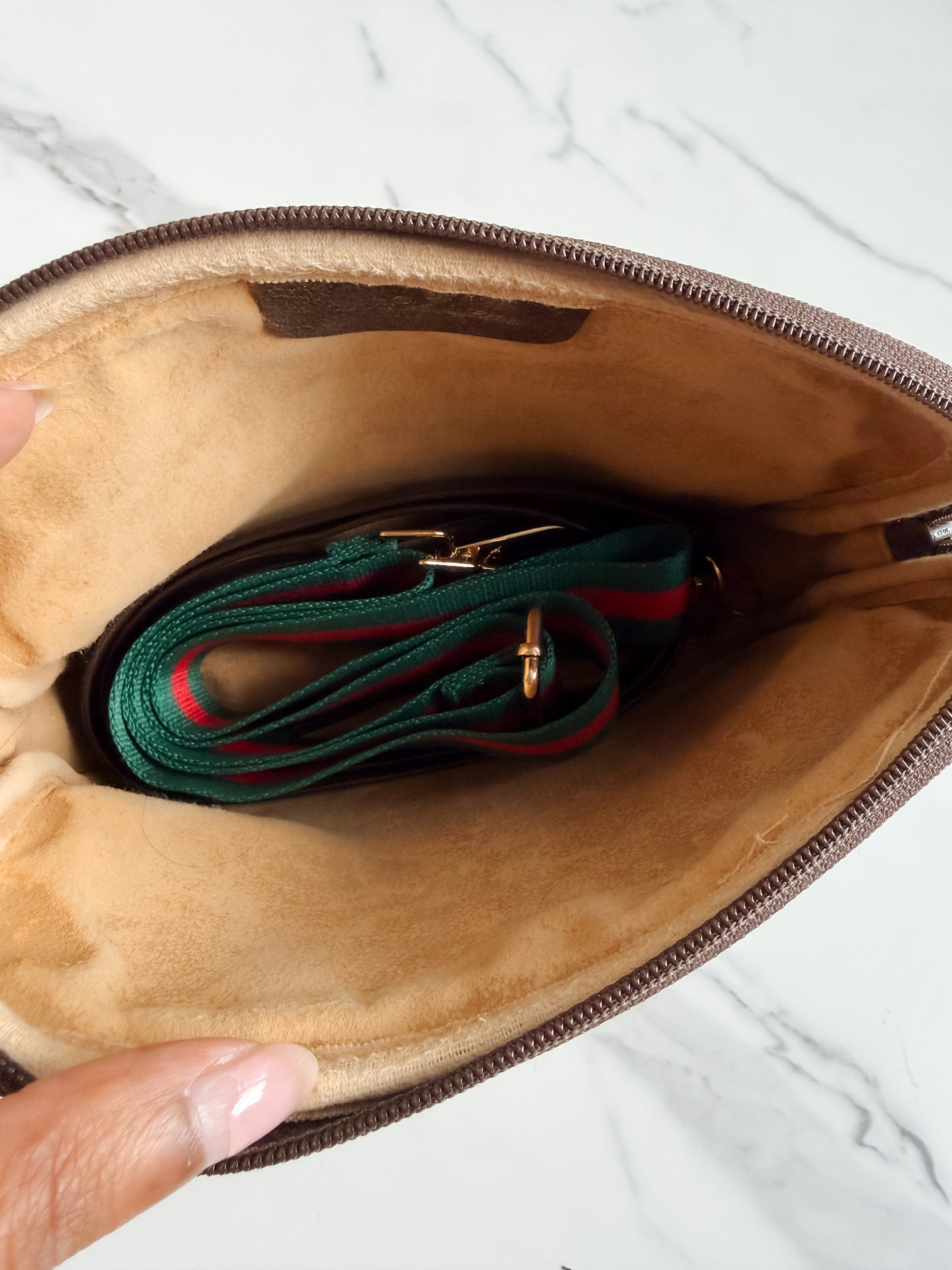 Gucci Guccissima Clutch as crossbody