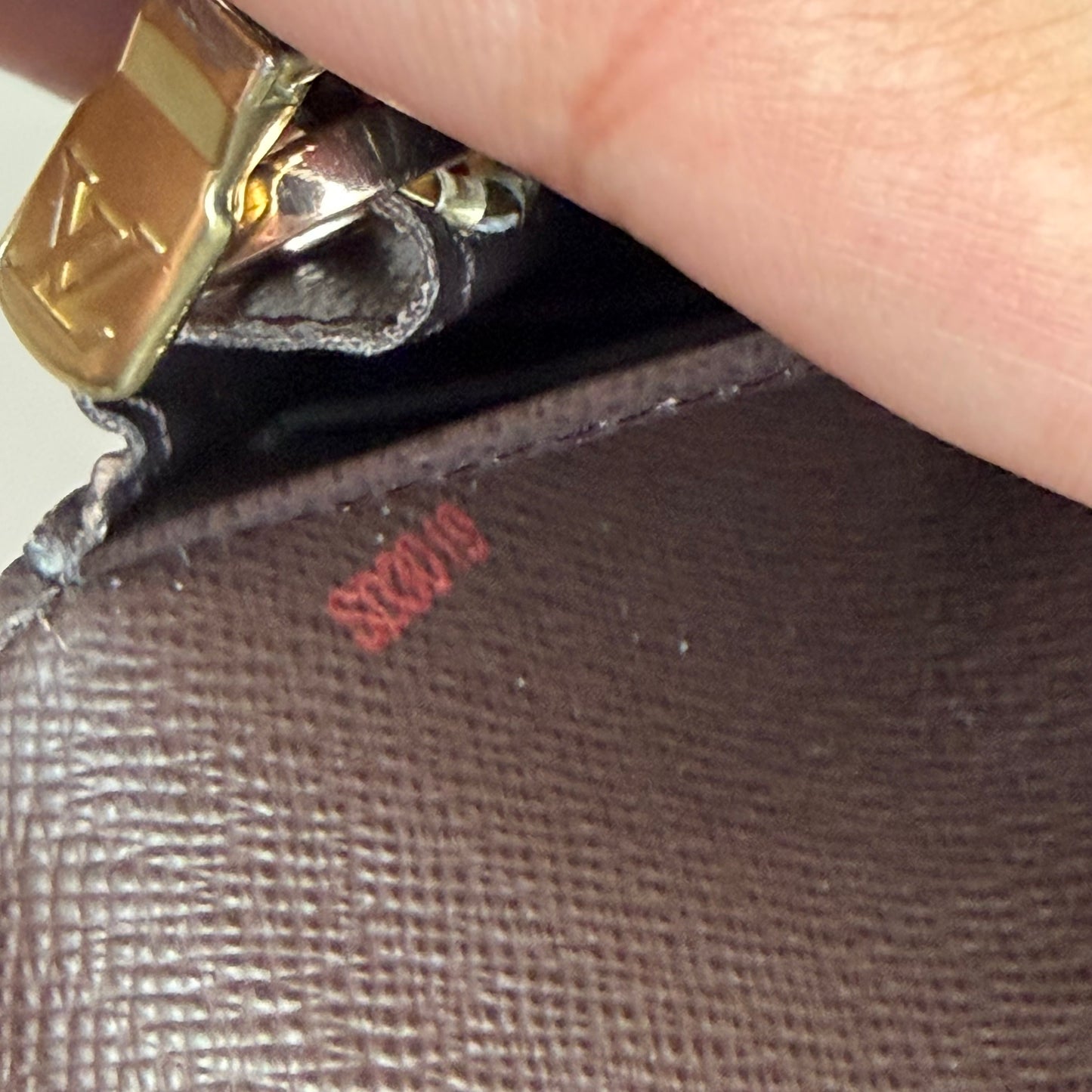 Authentic Louis Vuitton Sarah Wallet on strap