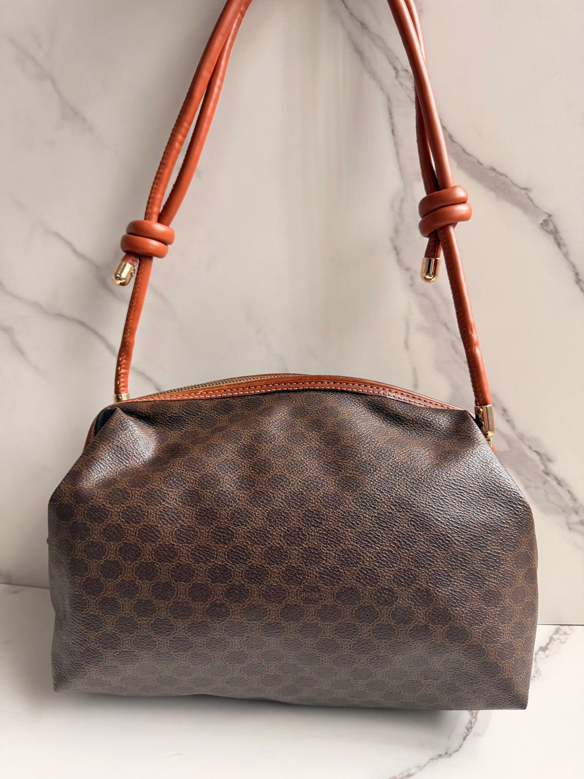 Authentic Celine Macadam clutch as crossbody