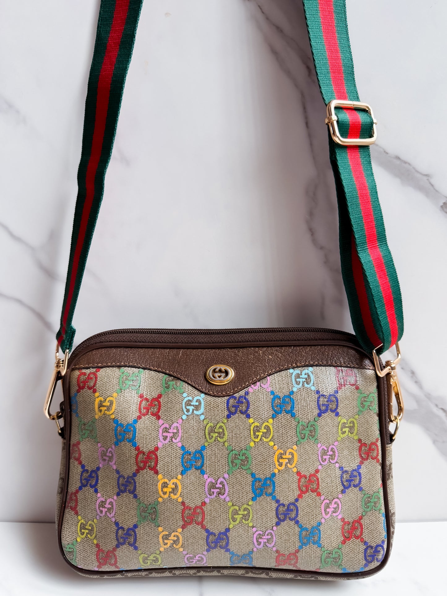 Gucci Guccissima Clutch as crossbody