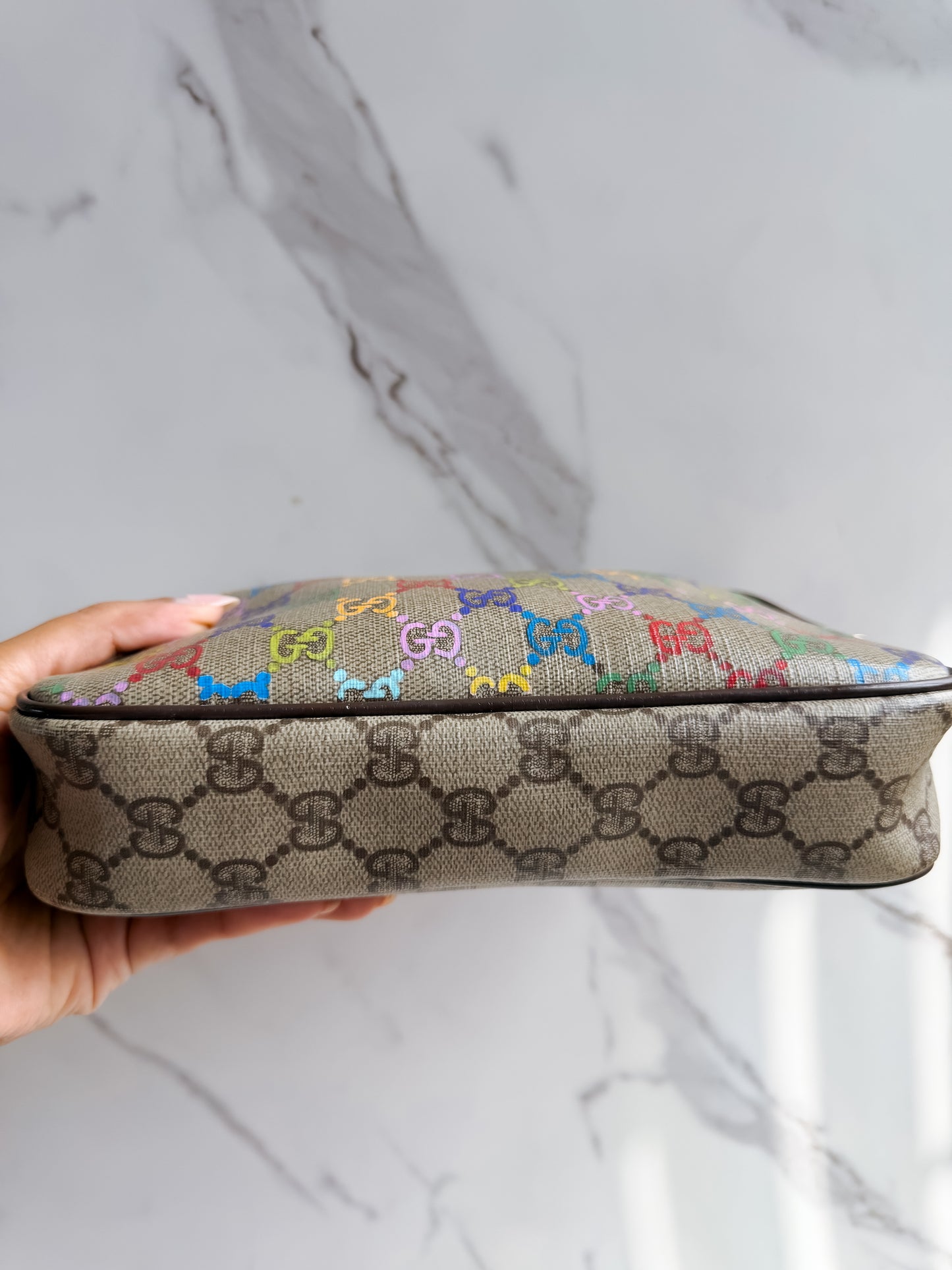 Gucci Guccissima Clutch as crossbody