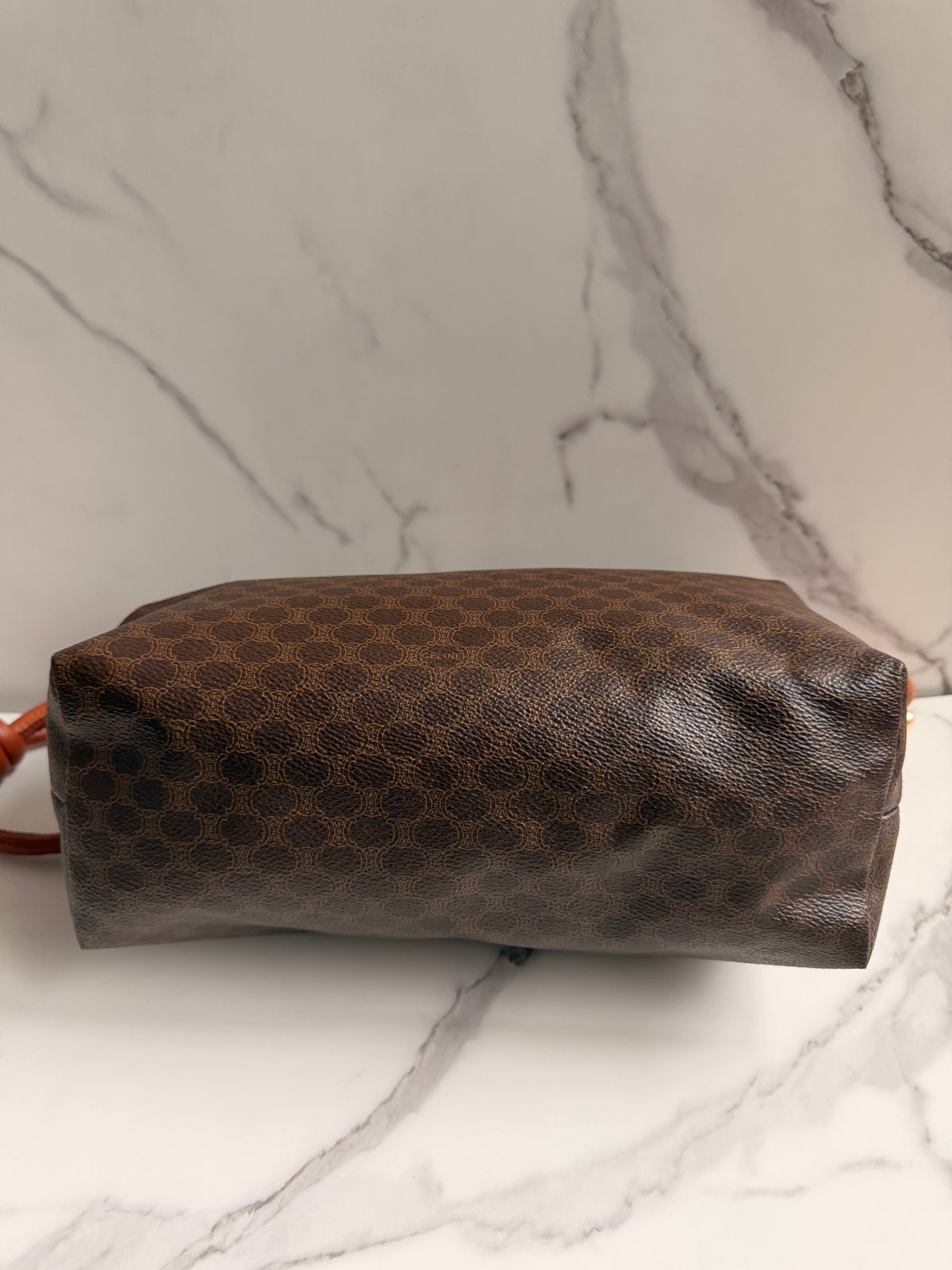 Authentic Celine Macadam clutch as crossbody