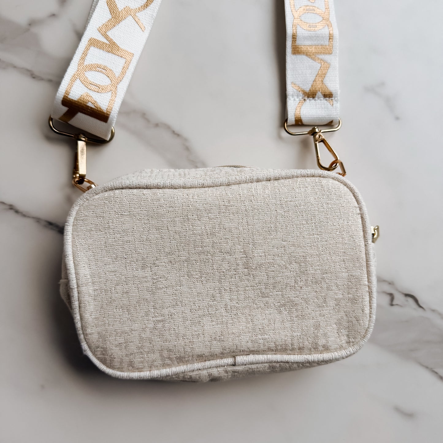 Chanel Beaute Reworked Cosmetic Pouch with strap