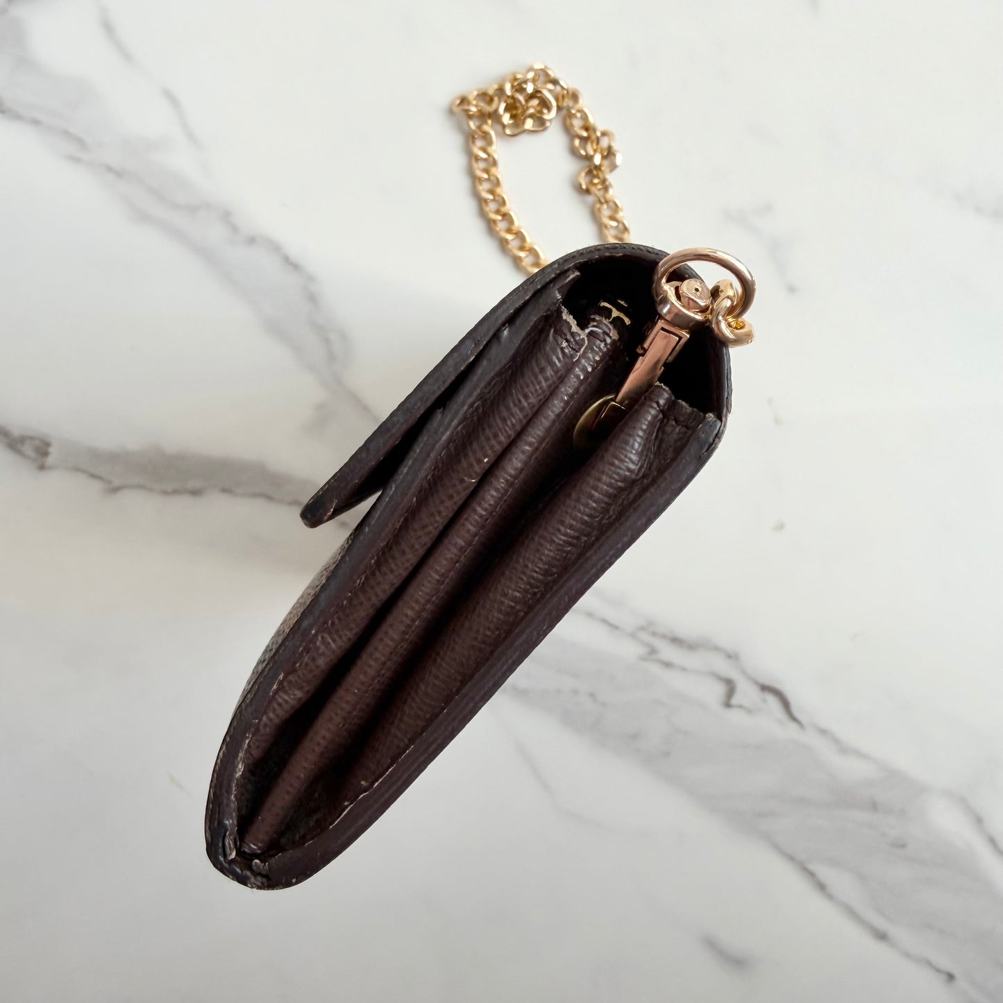 Authentic Louis Vuitton Sarah Wallet on strap