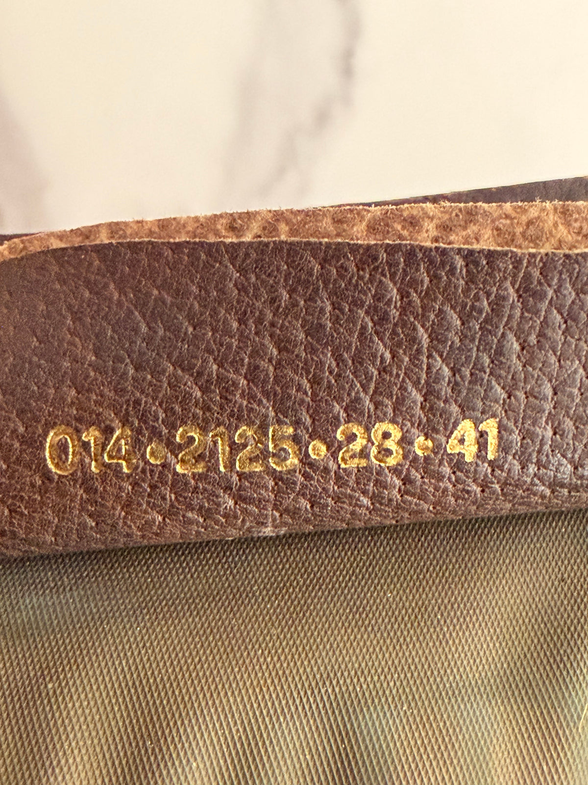 Gucci GG Sherry Line clutch on strap