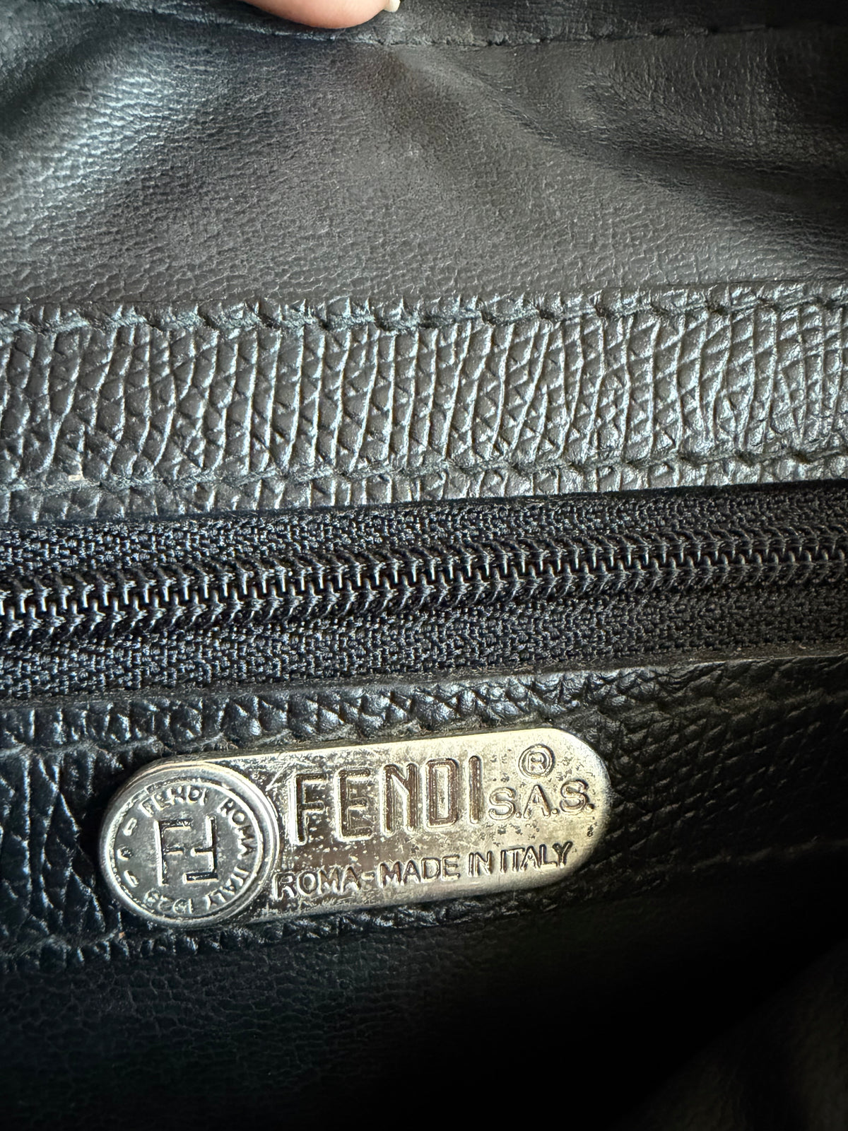 Vintage Fendi FF Zucchino purse as crossbody