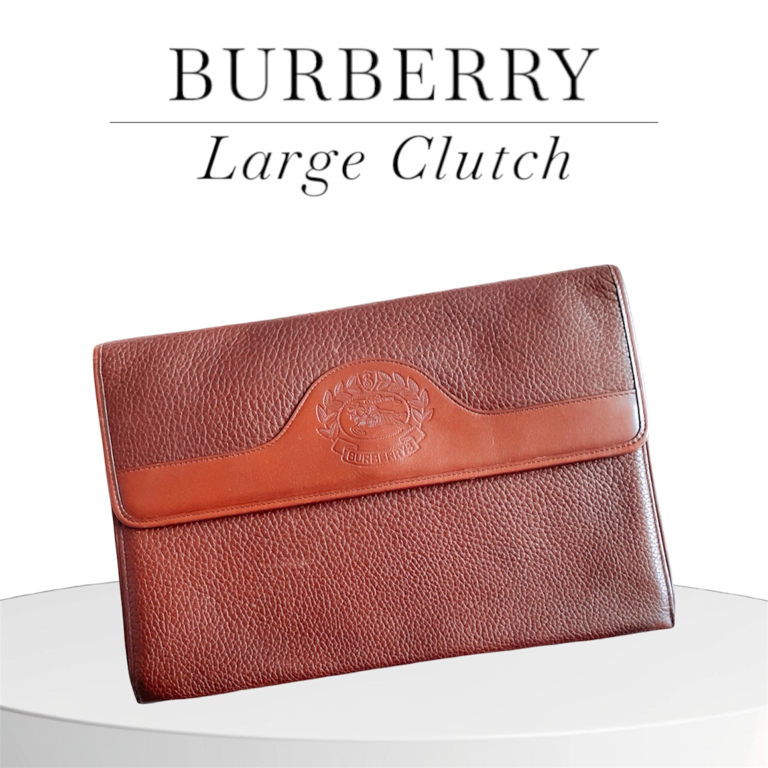 Burberry large clutch sale