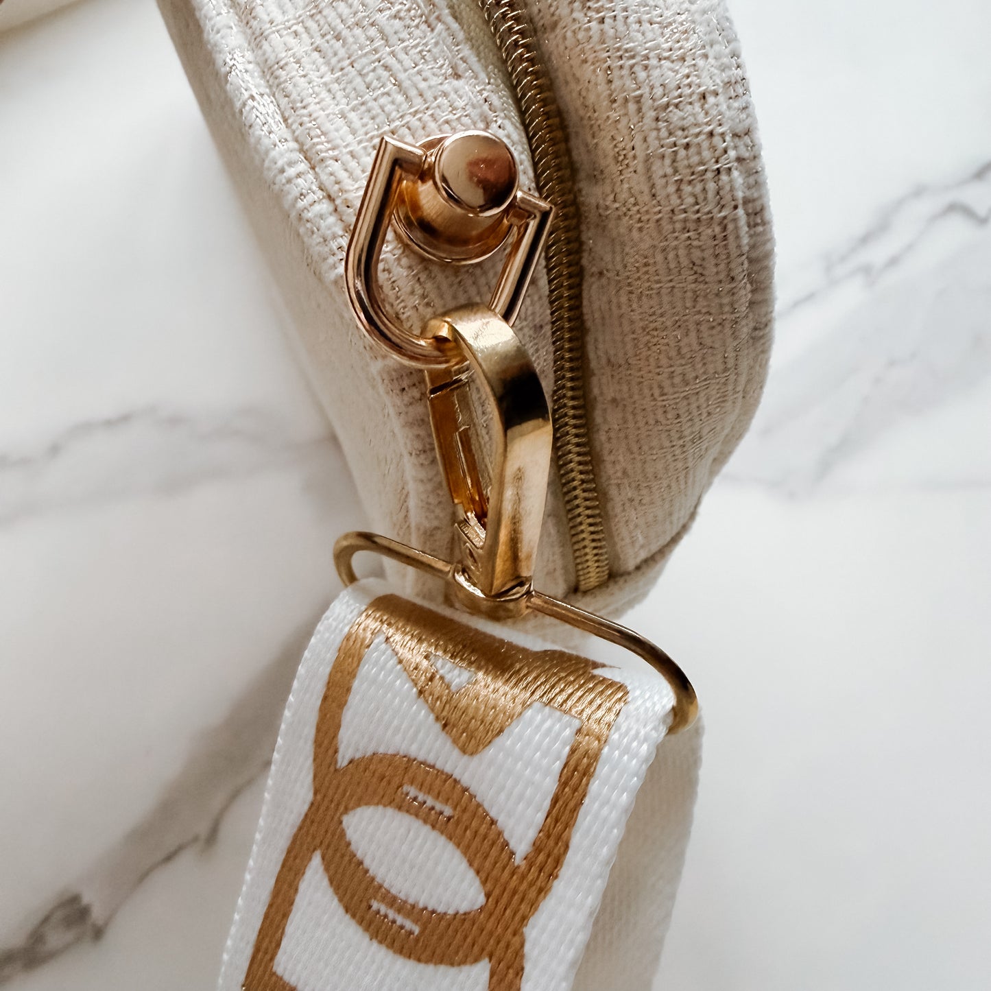 Chanel Beaute Reworked Cosmetic Pouch with strap