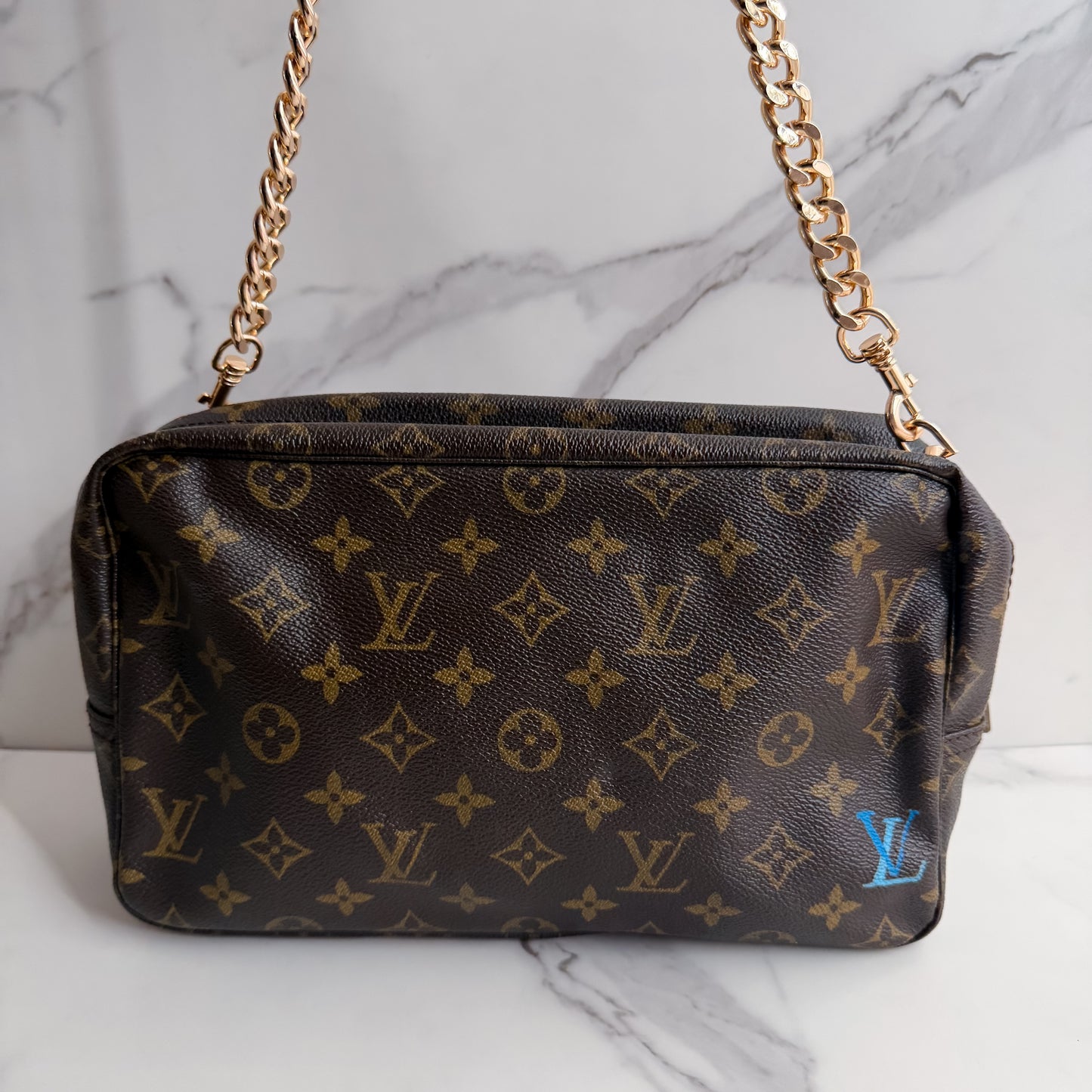 Authentic Louis Vuitton Monogram handpainted crossbody