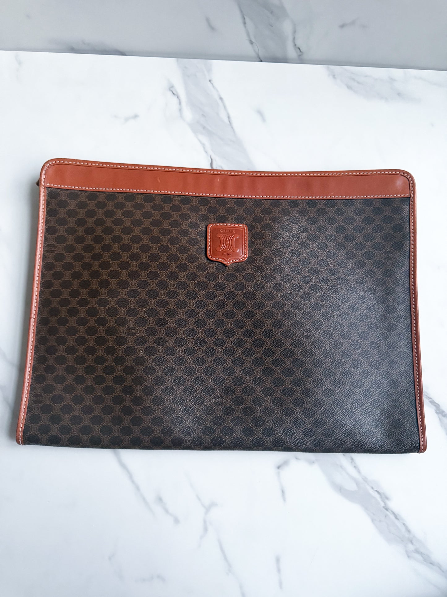 Celine Macadam laptop document case