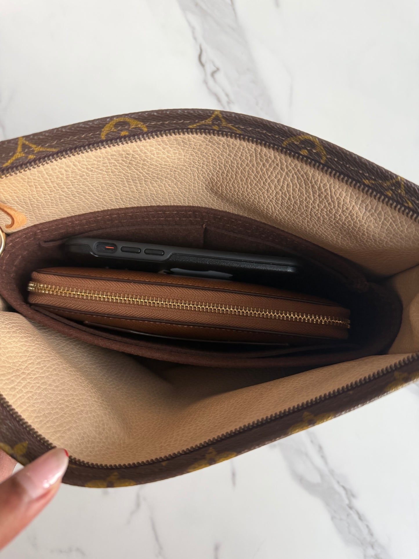 Louis Vuitton Monogram Toilette Clutch as crossbody