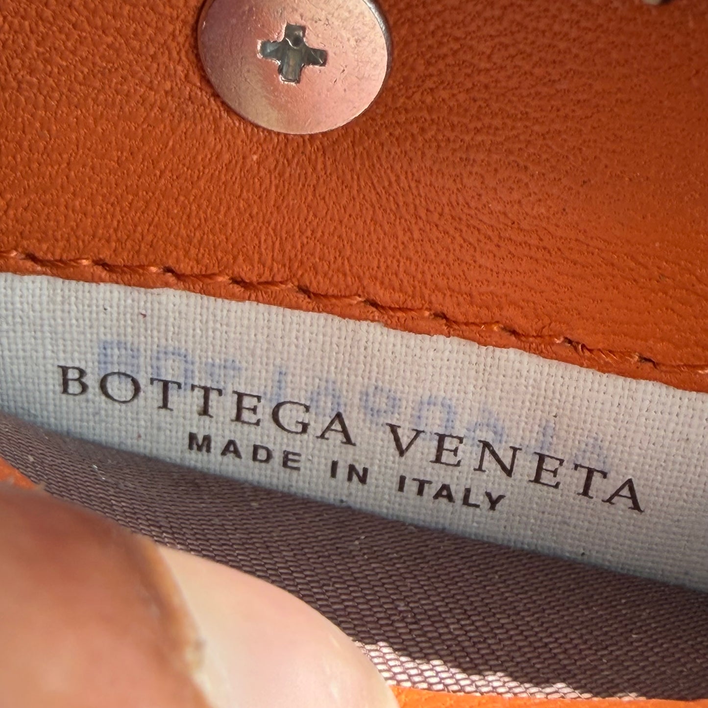 Authentic Bottega Venata Zipper wallet on chain